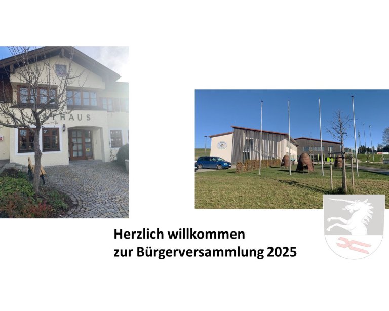 Bürgerversammlung 2025 (Präsentation)
